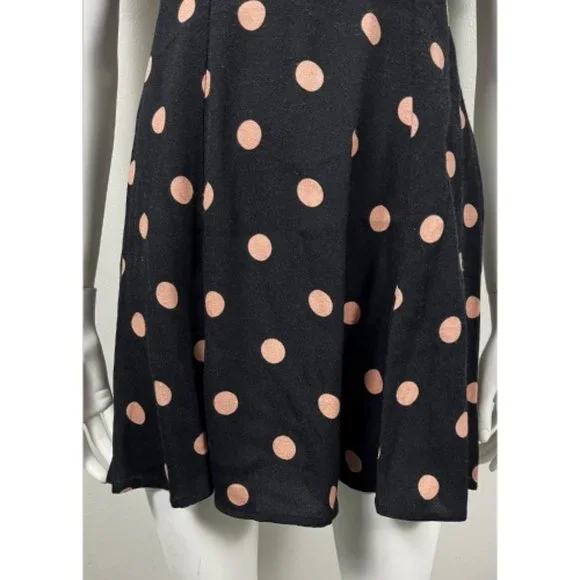REFORMATION DREA RUCHED POLKA-DOT CREPE MINI DRESS - Picture 5 of 9